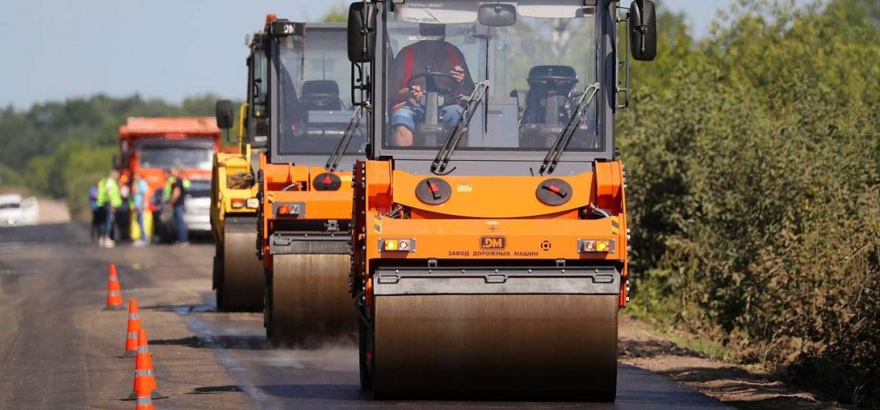 благоустройство дорог. автодор строительная техника. ремонт дороги. дорожники. м11 дэп.